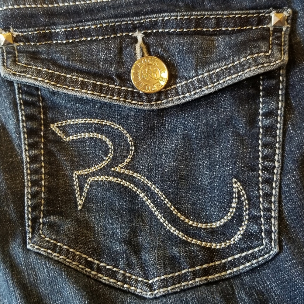 ROCK & REPUBLIC Kendall cropped jeans 10